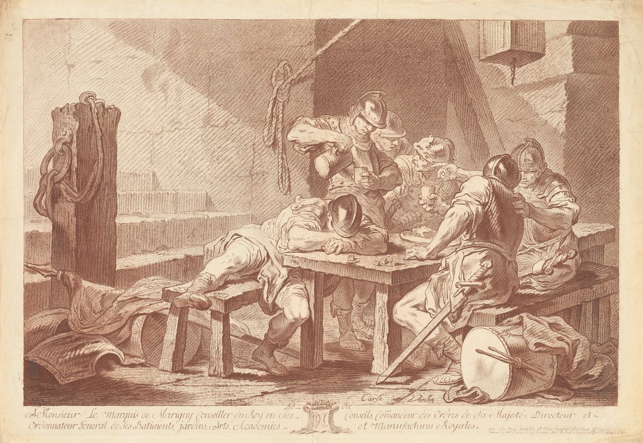 Vartiotupa tekijältä Jean Charles François after Carle Van Loo