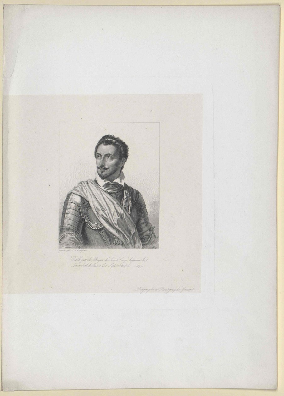 Roger Bellegarde (painettu) tekijältä Jean Charles Langlois