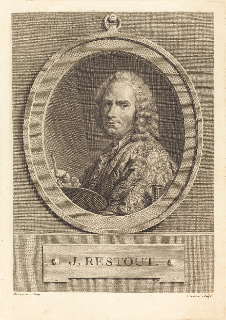 John Restout tekijältä Jean Charles Levasseur after Jean Bernard Restout