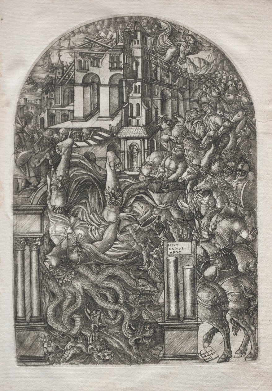 The Apocalypse: The Fall of Babylon, 1546-1556. tekijältä Jean Duvet