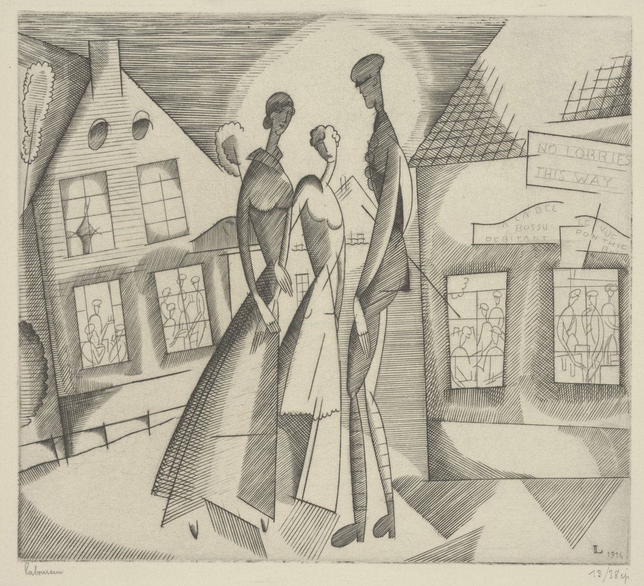 Ilta kylässä tekijältä Jean Emile Laboureur