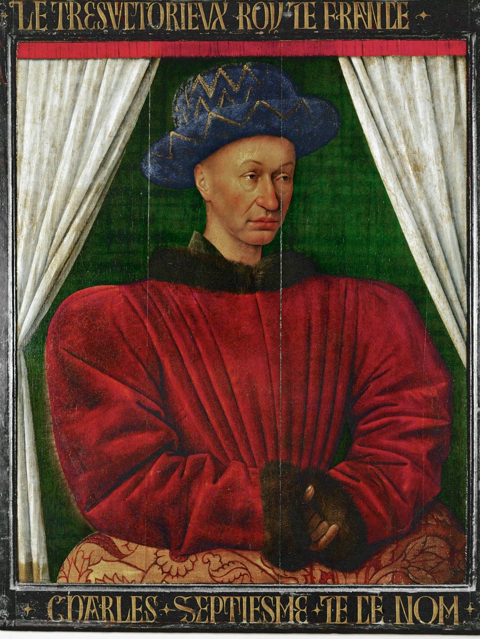 Ranskan kuningas Kaarle VII ... tekijältä Jean Fouquet
