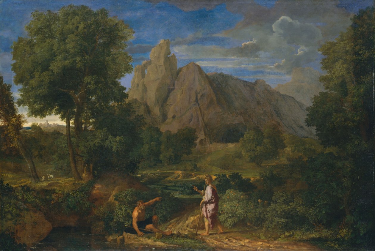 Mercury ja Battus tekijältä Jean Francois I Millet