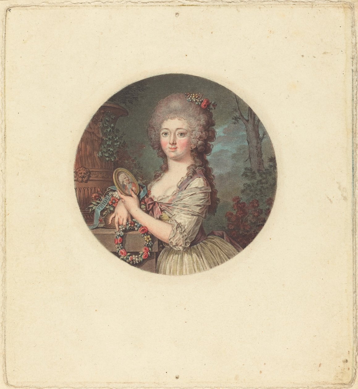 Nuoren prinsessan muotokuva. tekijältä Jean Francois Janinet