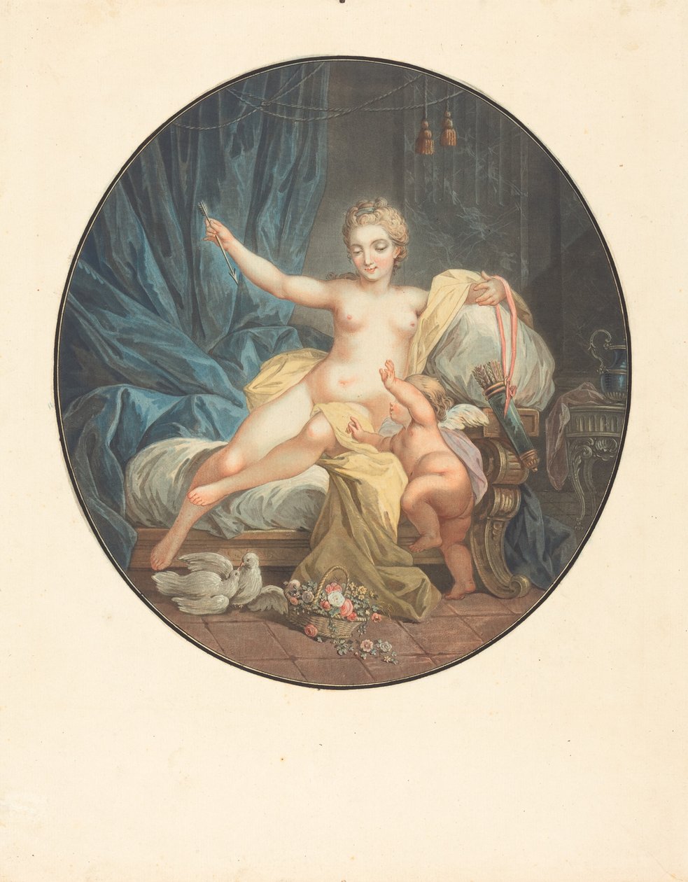 Venus aseistariisuva rakkaus. tekijältä Jean Francois Janinet