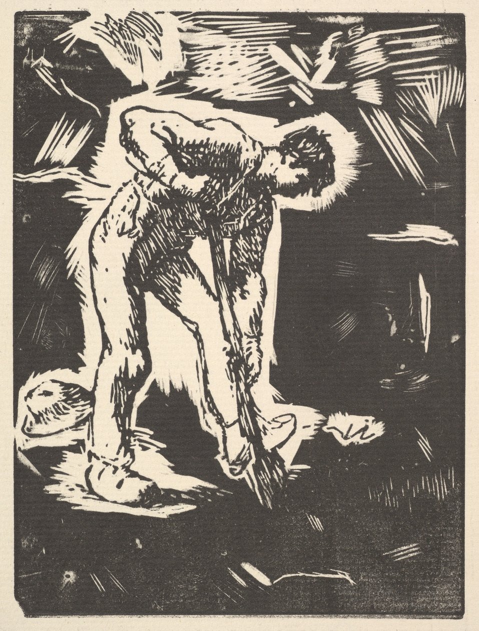 Kaivaja, 1863. tekijältä Jean Francois Millet
