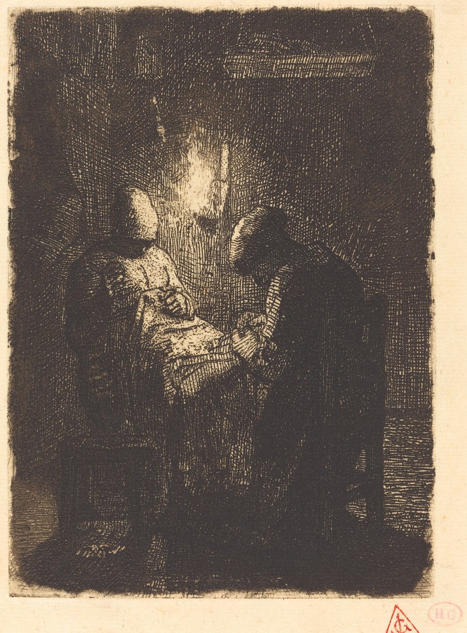 Ilta (La Vielle) tekijältä Jean Francois Millet