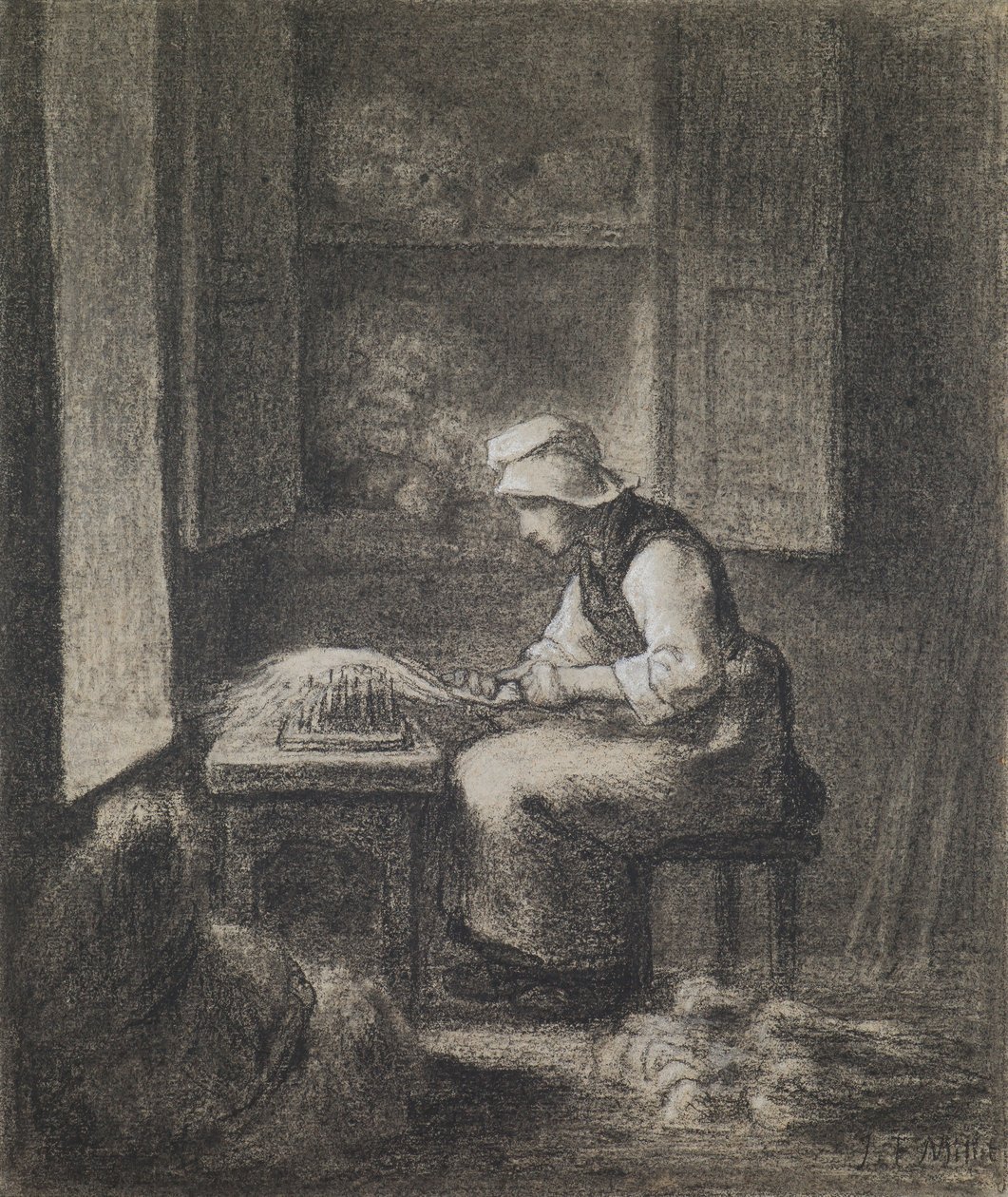 Carder tekijältä Jean Francois Millet
