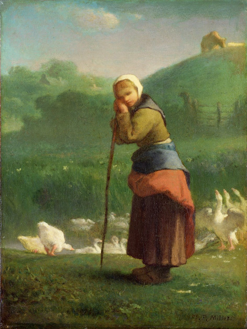 Gruchyn hanhetyttö tekijältä Jean Francois Millet