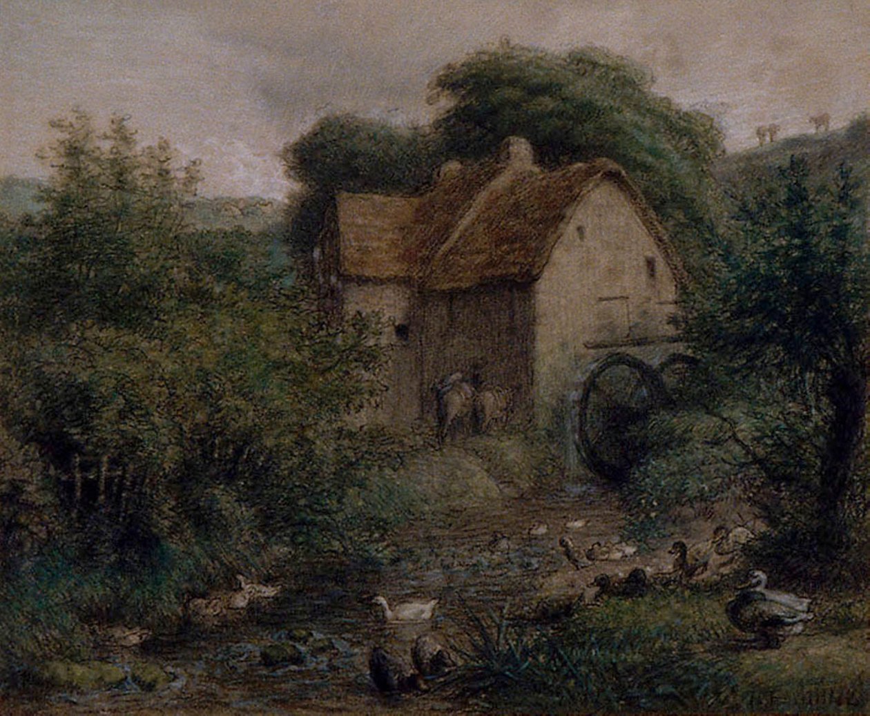 Vanha mylly tekijältä Jean Francois Millet