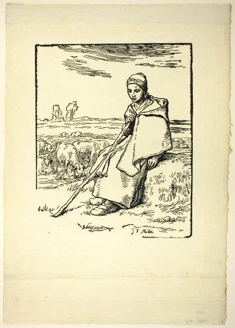 Paimentar tekijältä Jean Francois Millet