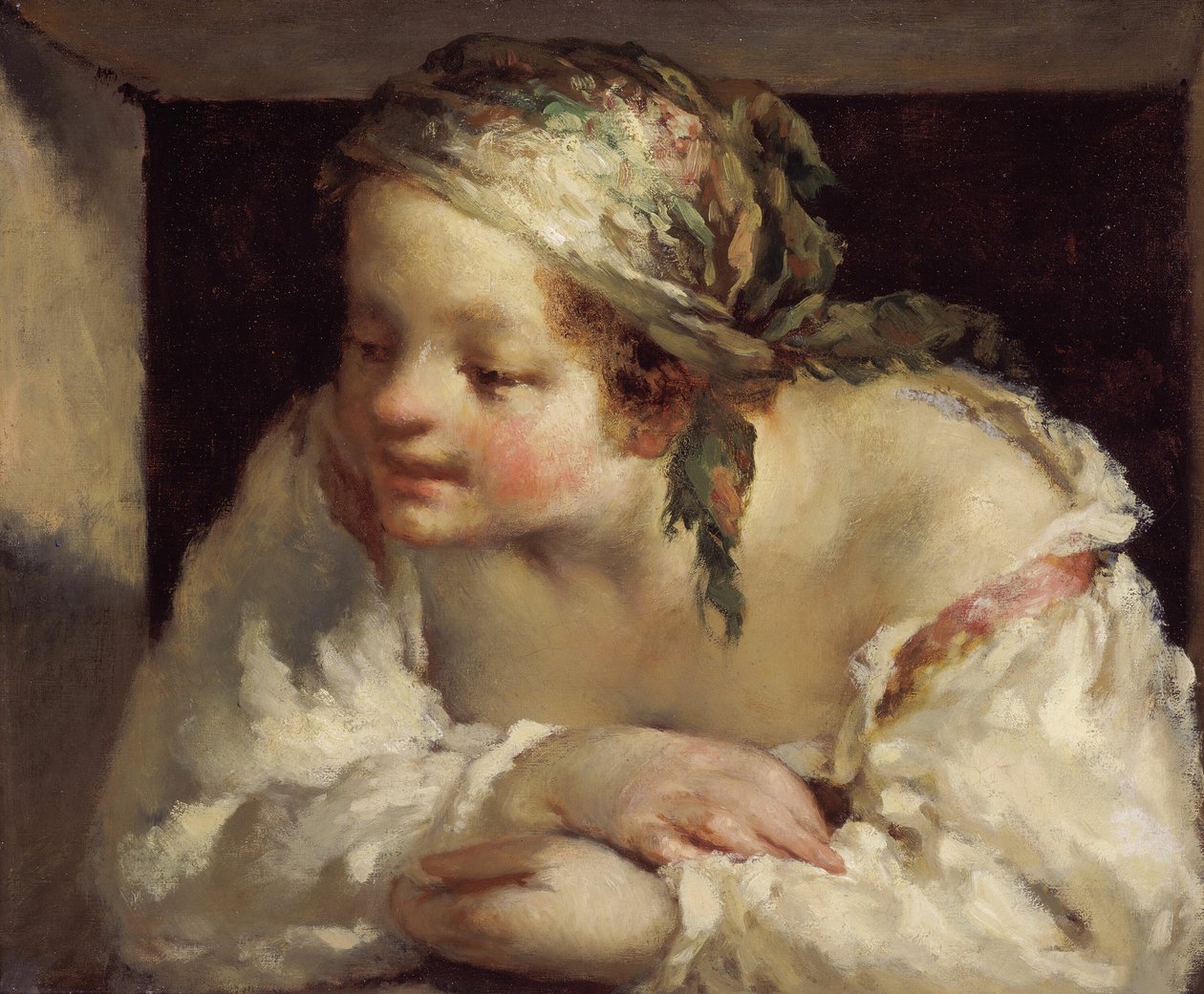 Nuori nainen, 184445. tekijältä Jean Francois Millet