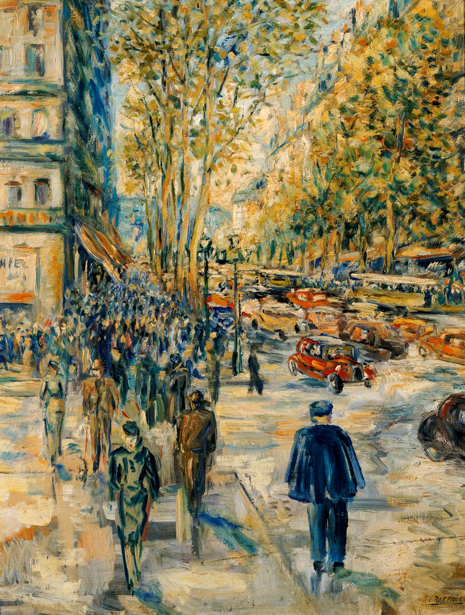 Champs Elysee tekijältä Jean Francois Raffaelli