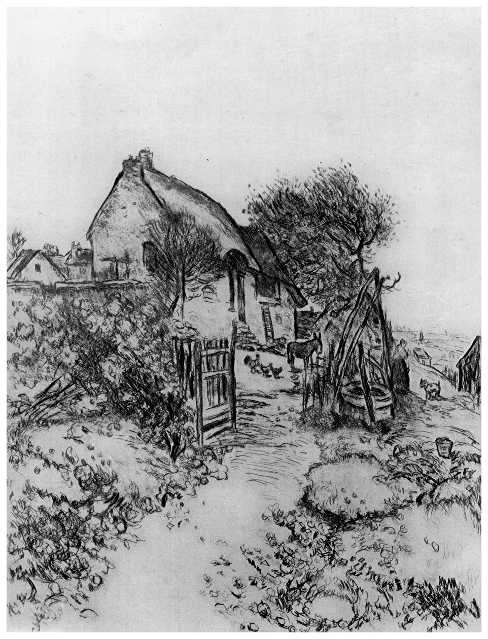 La Chaumiere, 1870-1920 1924 tekijältä Jean Francois Raffaelli