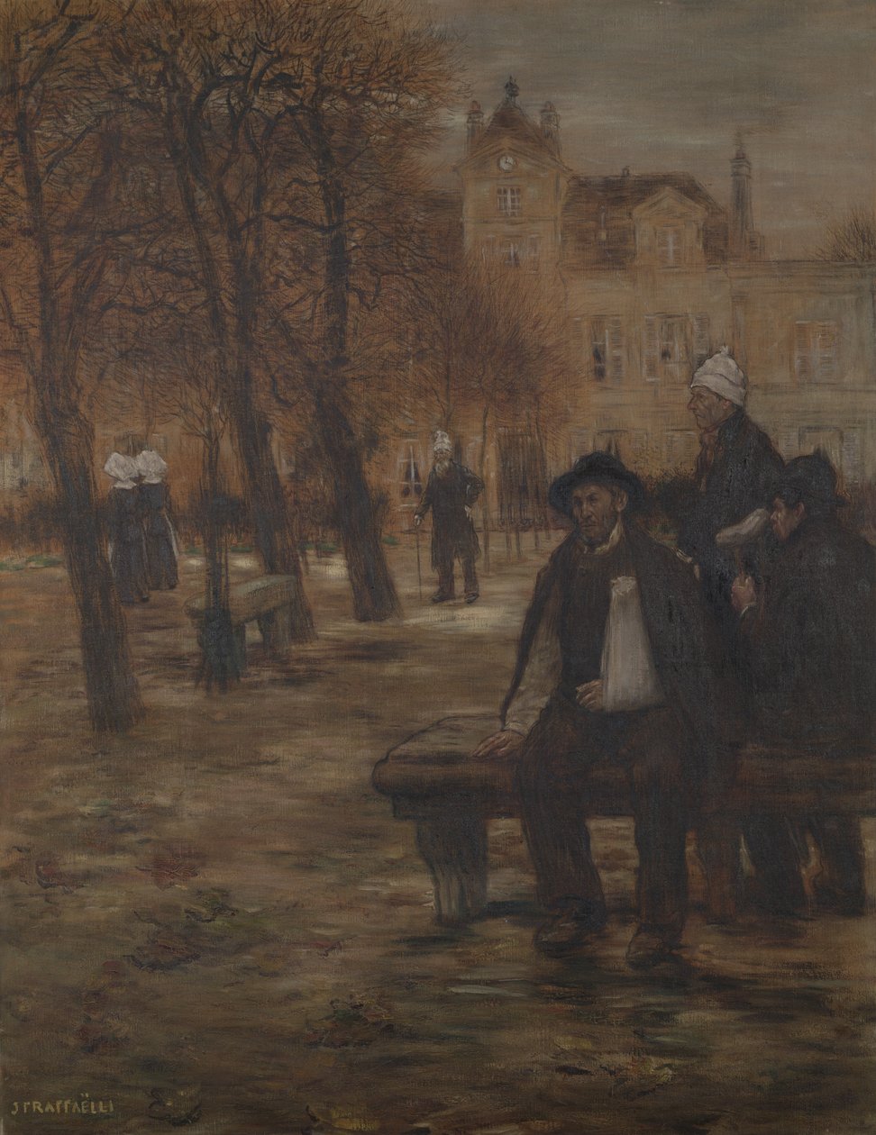 The Old Convalescents, noin 1892 tekijältä Jean Francois Raffaelli