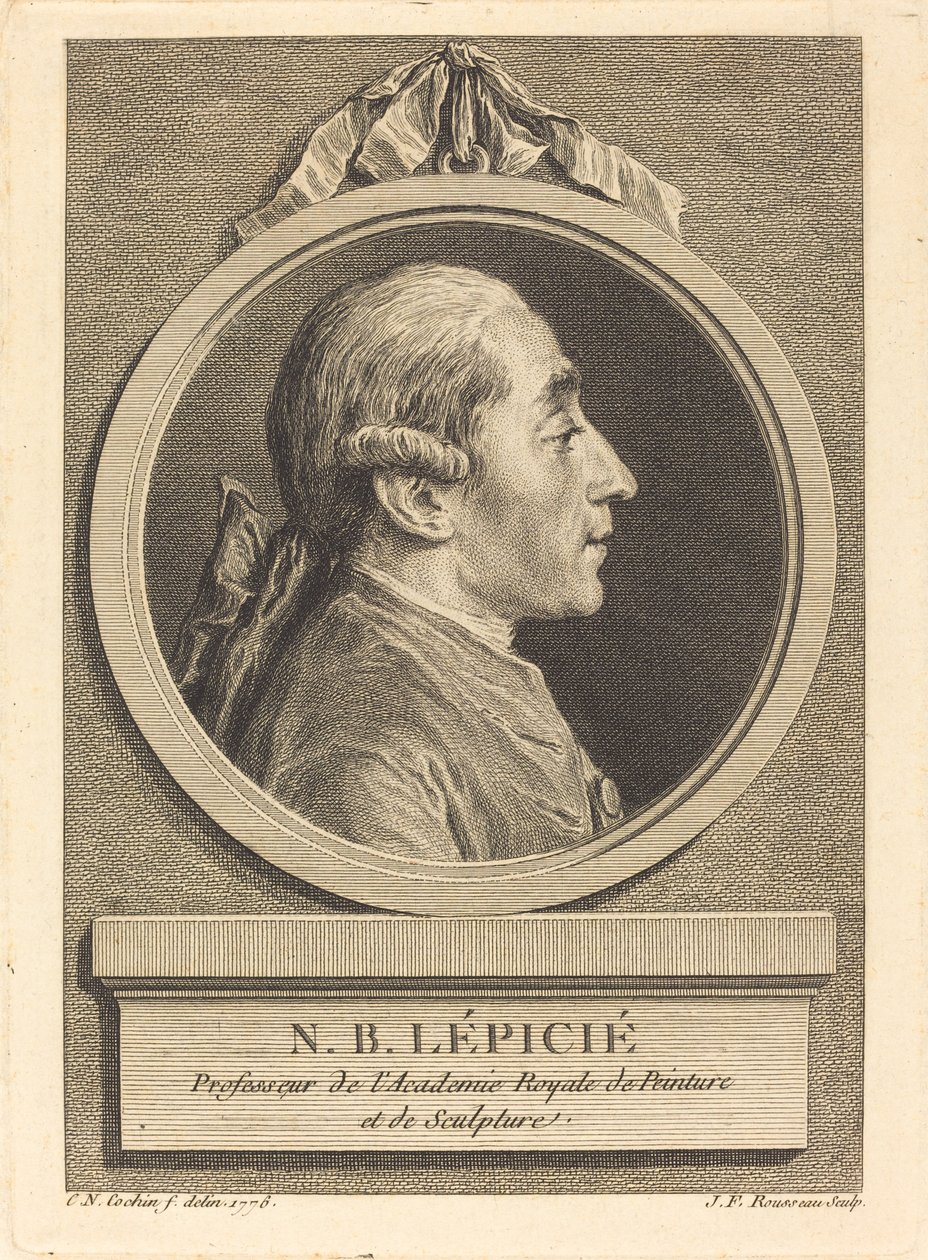 HUOM. Lepicie tekijältä Jean Francois Rousseau after Charles Nicolas Cochin II