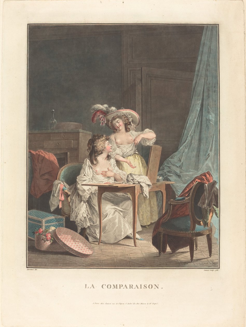 Vertailu tekijältä Jean François Janinet after Nicolas Lavreince