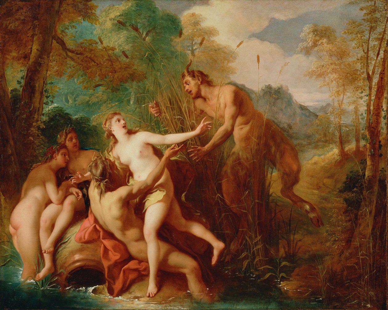 Pan ja Syrinx tekijältä Jean François de Troy