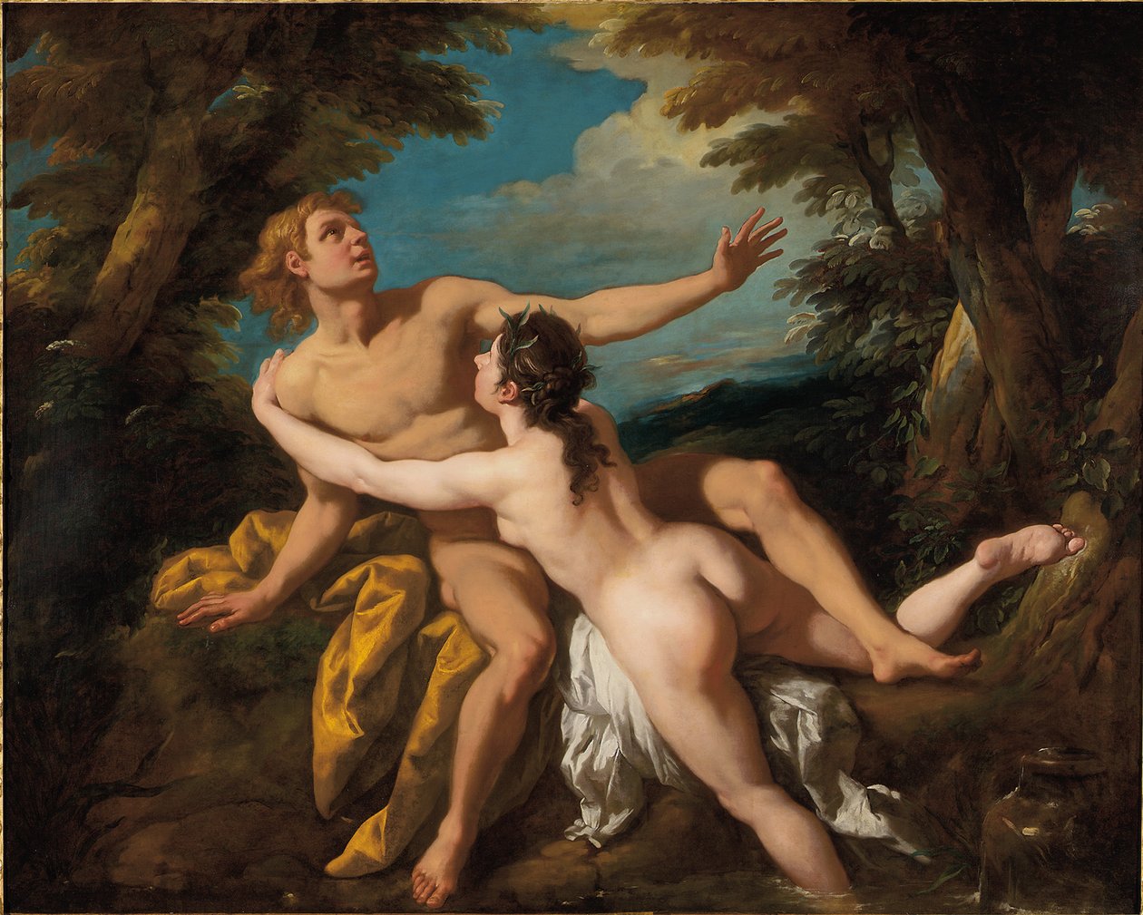 Salmacis ja Hermaphroditus tekijältä Jean François de Troy