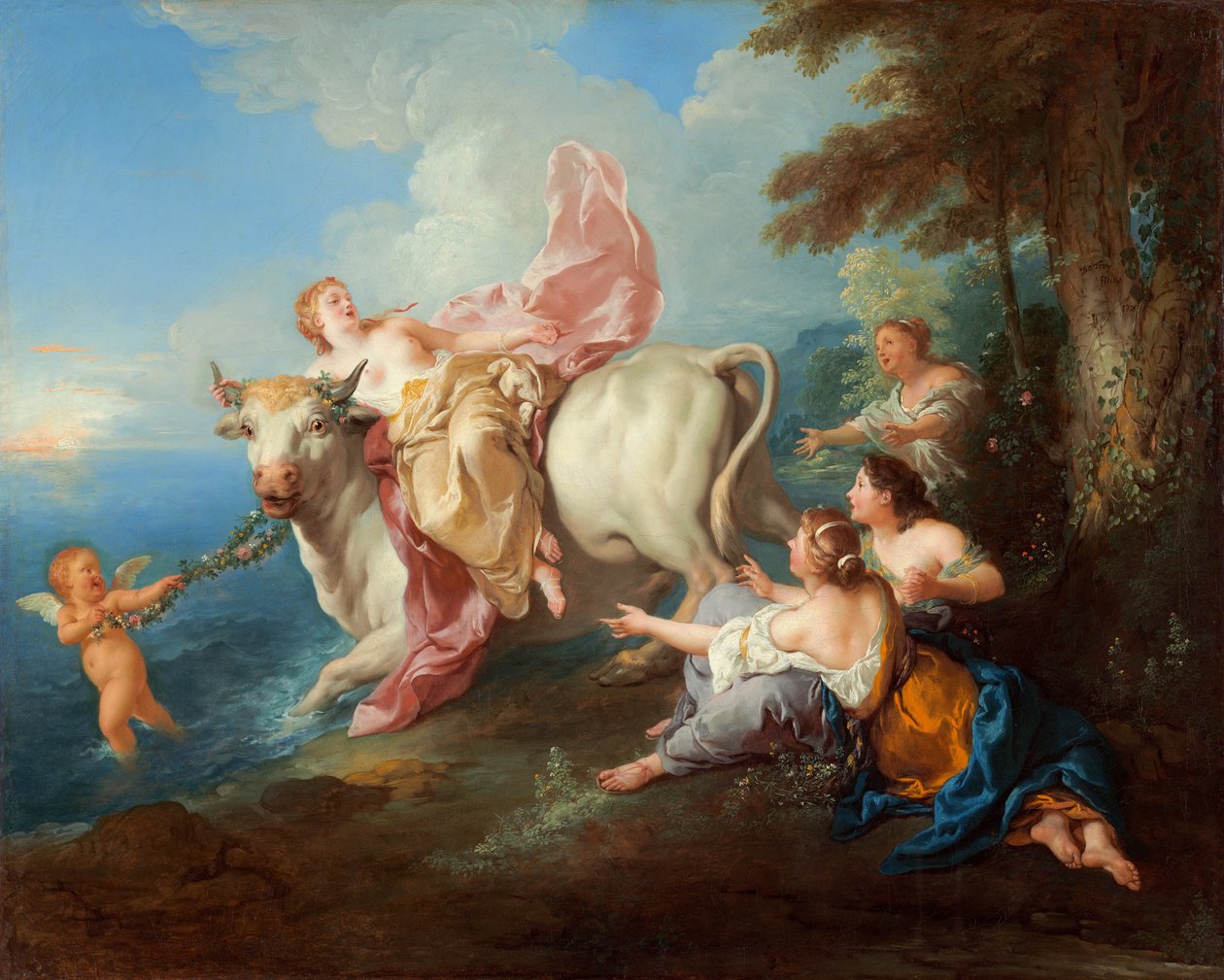 Europan sieppaus, 1716. tekijältä Jean François de Troy