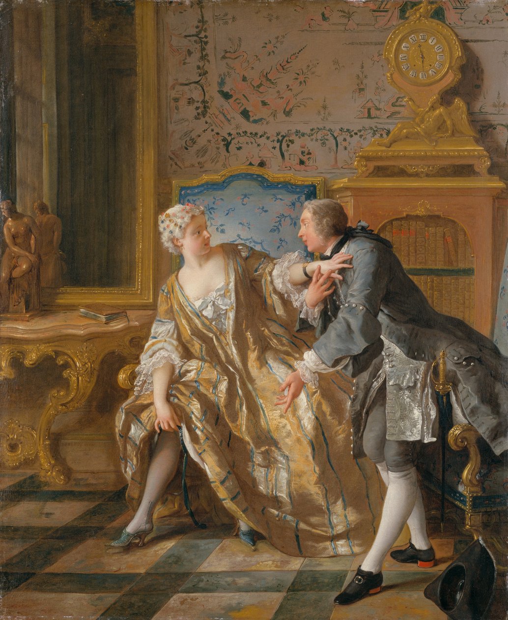 Sukkanauha, 1724. tekijältä Jean François de Troy