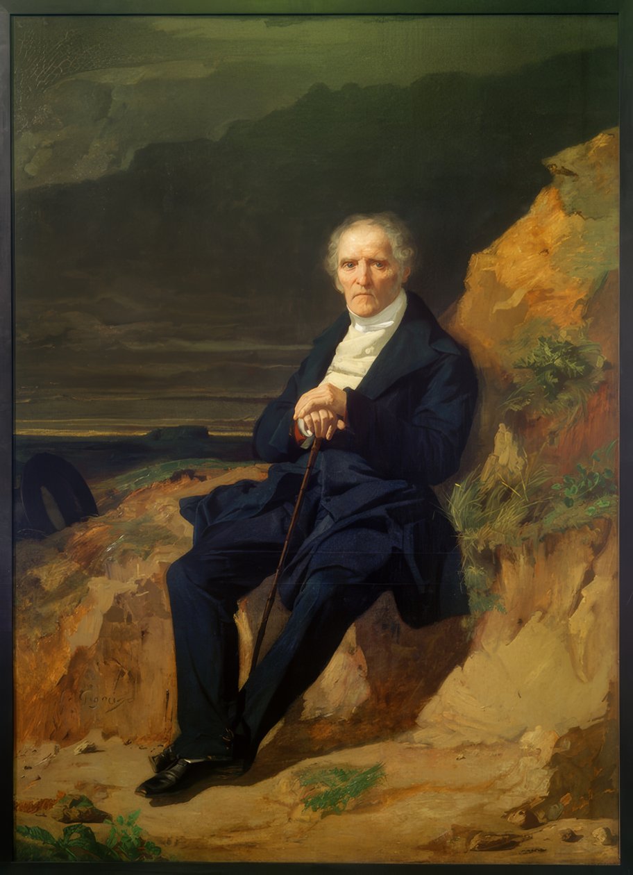 Muotokuva Charles Fourier tekijältä Jean Francois Gigoux