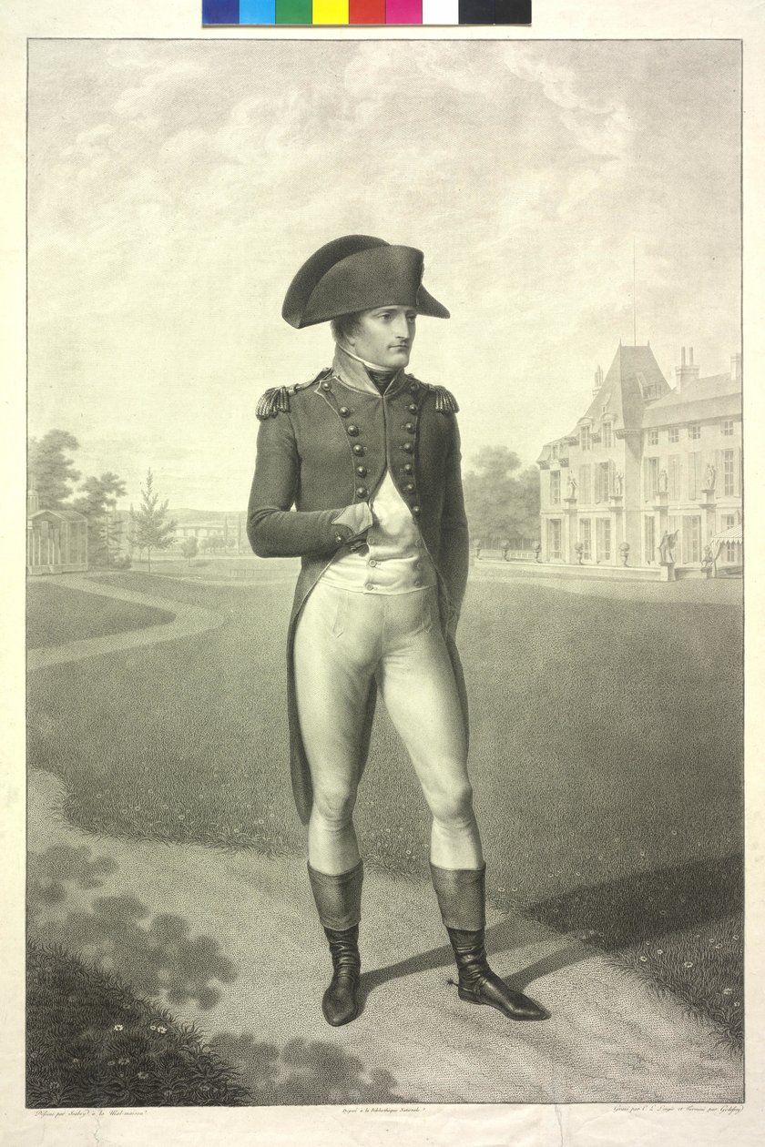 Napoleon I Bonaparte (etsaus) tekijältä Jean Godefroy