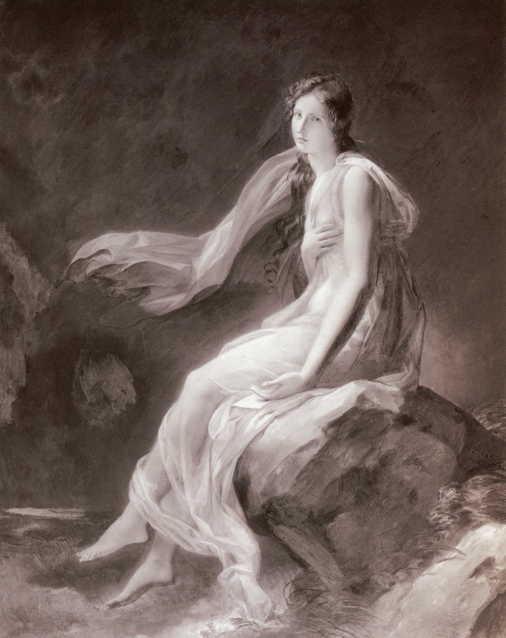 Juliette Récamier tekijältä Jean Honore Fragonard