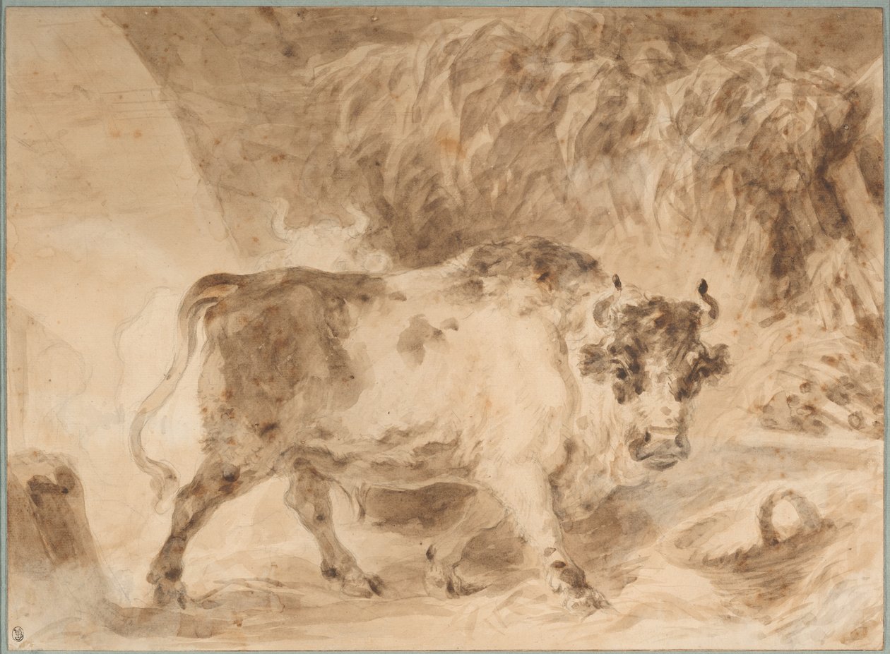 Rooman Campagnan härkä tekijältä Jean Honore Fragonard