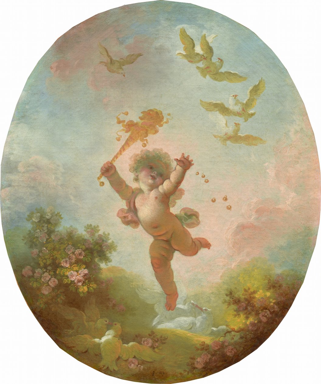 Love as Folly, c. 17731776. tekijältä Jean Honore Fragonard