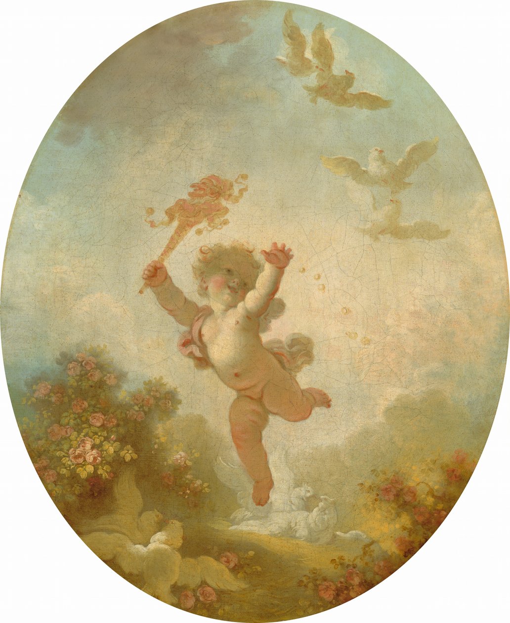 Love as Folly, c. 17731776. tekijältä Jean Honore Fragonard