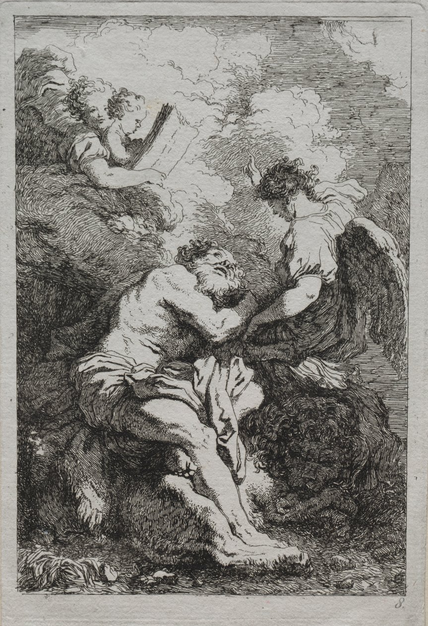 Pyhä Jerome tekijältä Jean Honore Fragonard