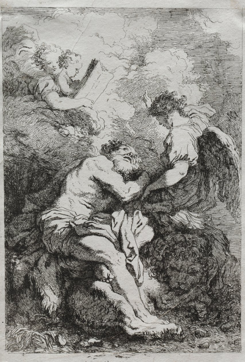 Pyhä Jerome tekijältä Jean Honore Fragonard