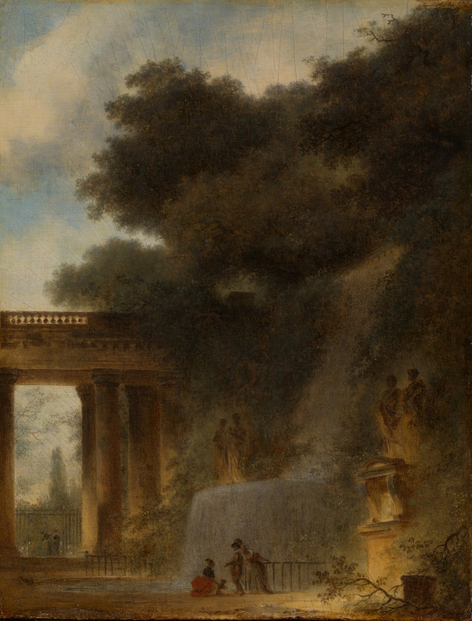 Cascade, n. 1775. tekijältä Jean Honore Fragonard
