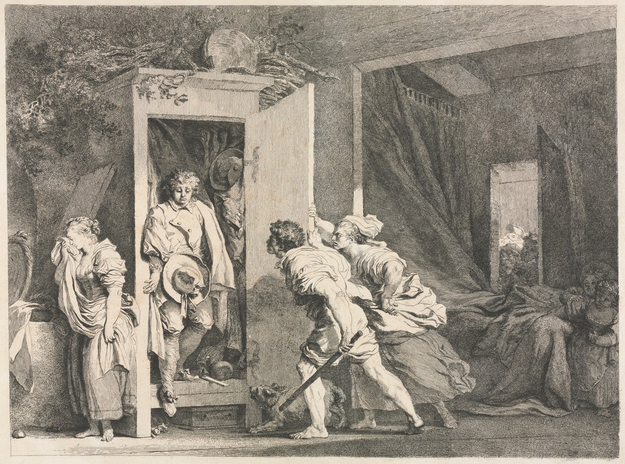 Kaappi, 1778. tekijältä Jean Honore Fragonard