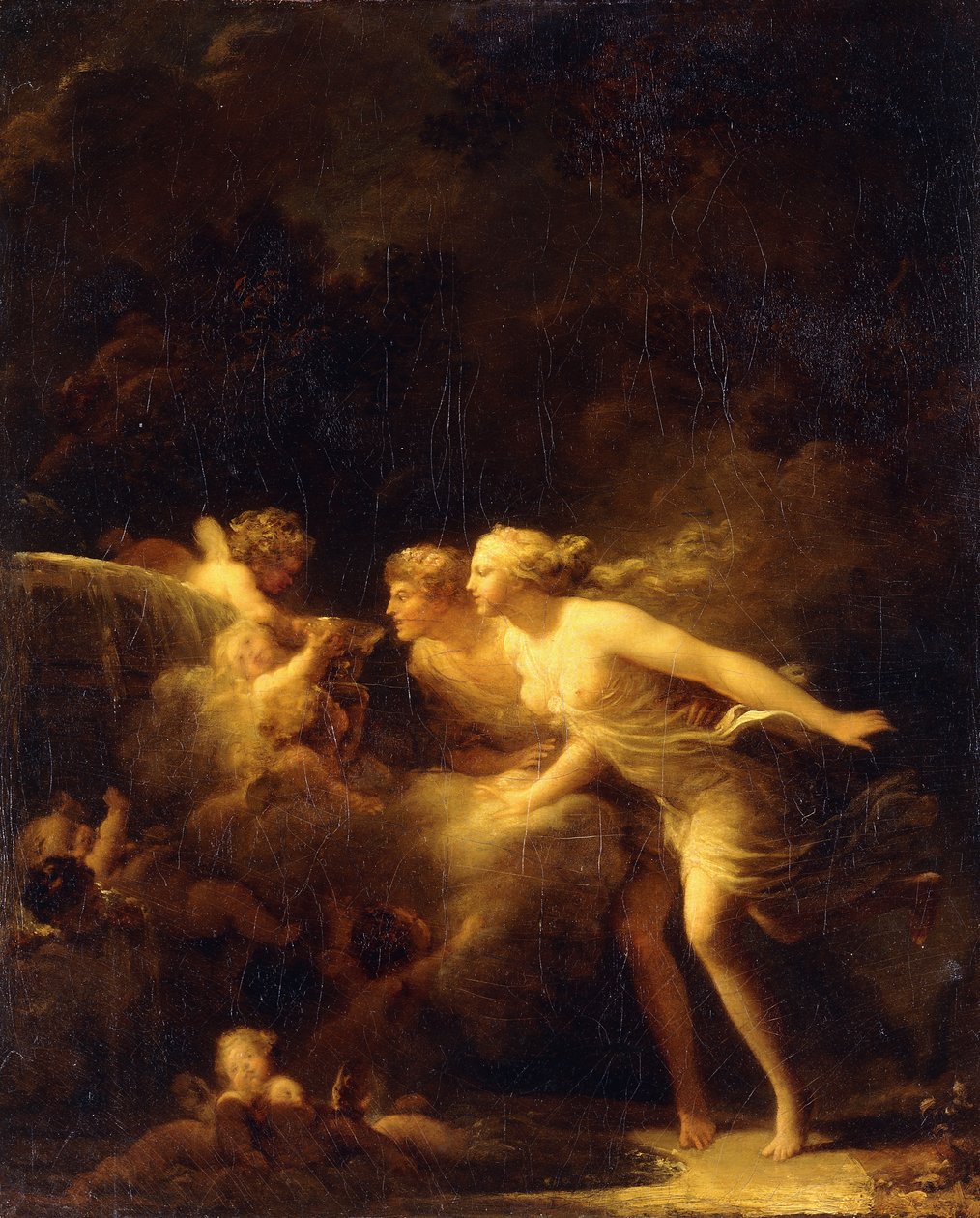 Rakkauden lähde, 1780-luku tekijältä Jean Honore Fragonard