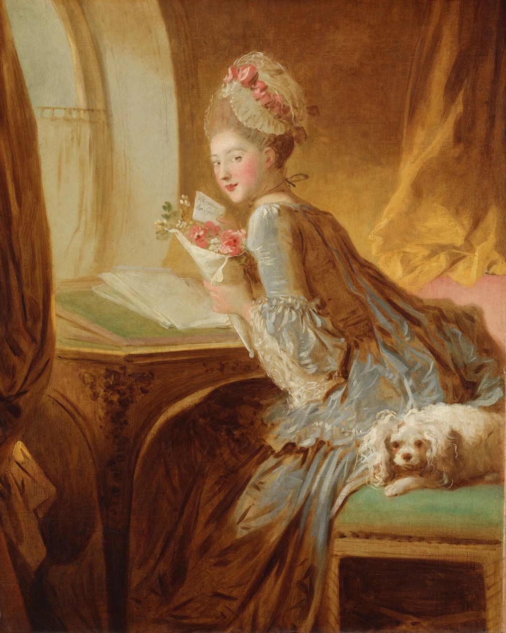 Rakkauskirje, 1770-luvun alku. tekijältä Jean Honore Fragonard