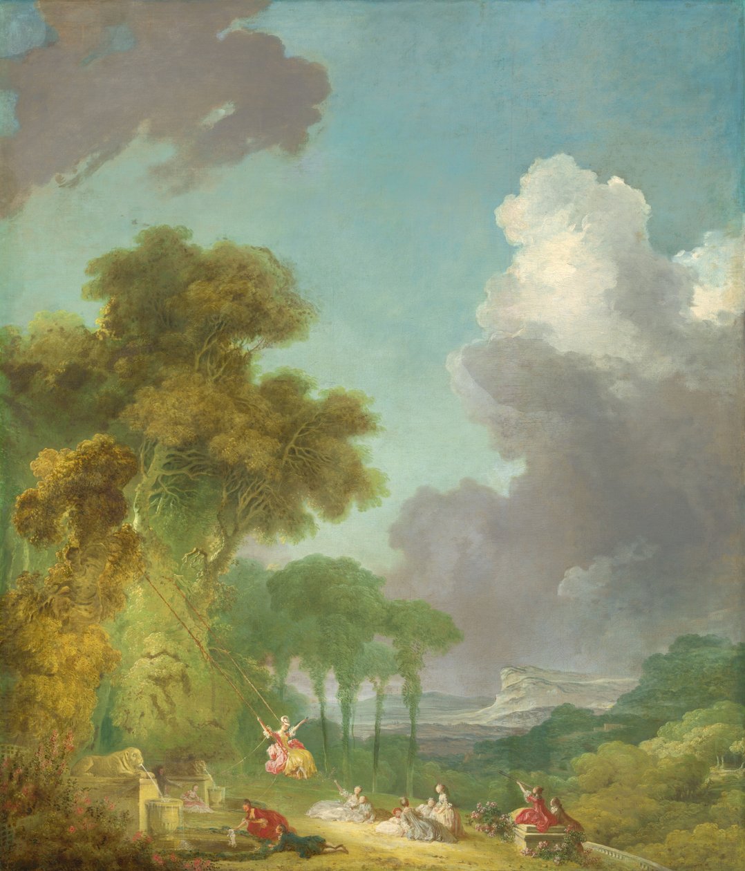 Swing, c. 17751780. tekijältä Jean Honore Fragonard