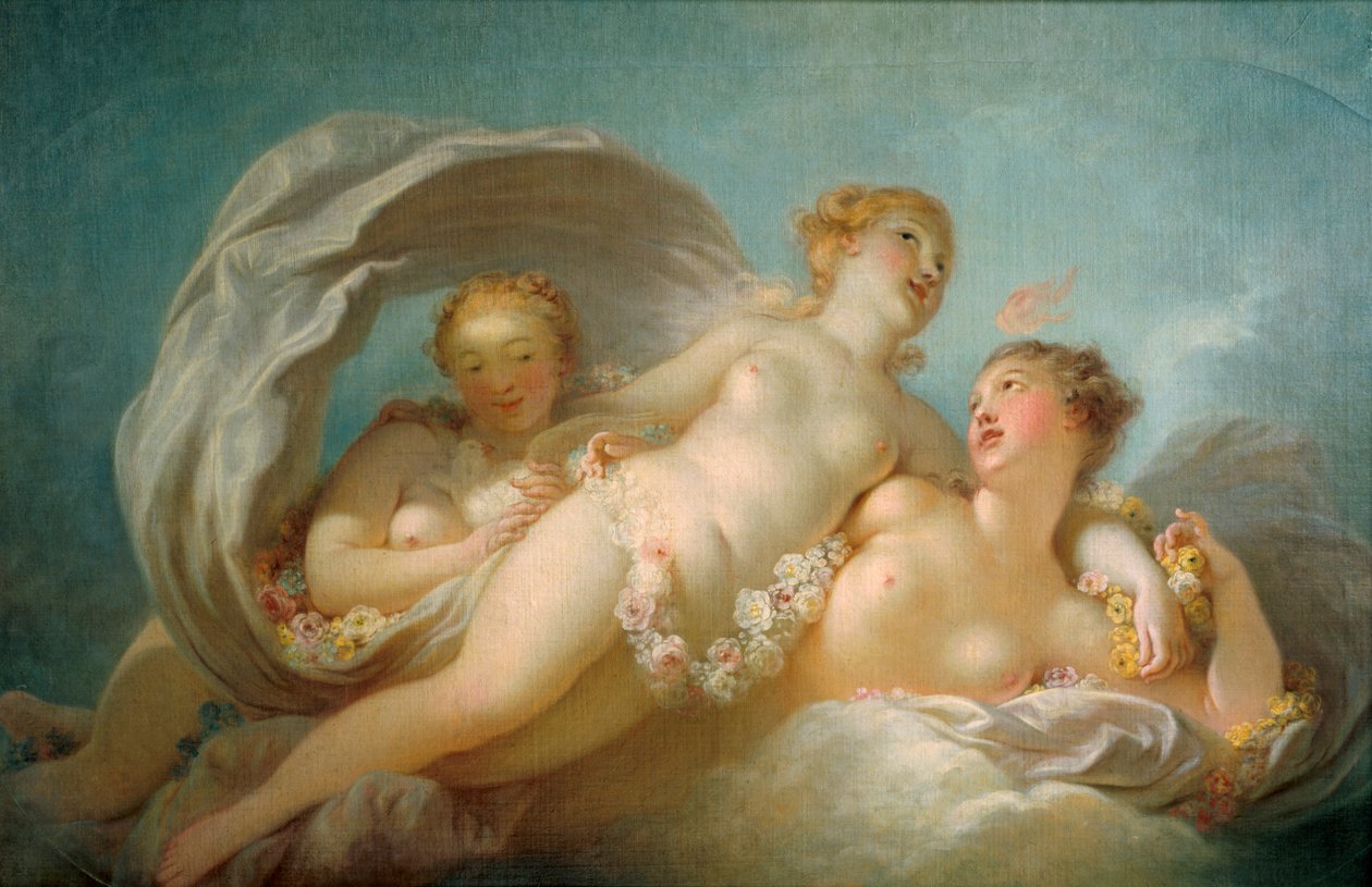 Kolme armoa, 1700-luku tekijältä Jean Honore Fragonard