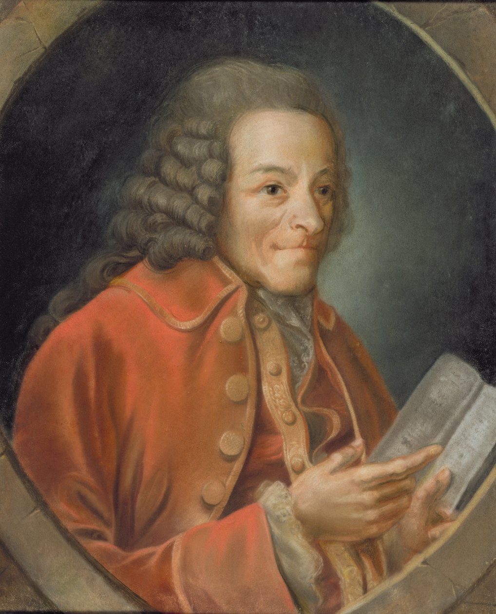 Voltairen muotokuva (1694-1778) tekijältä Jean Huber