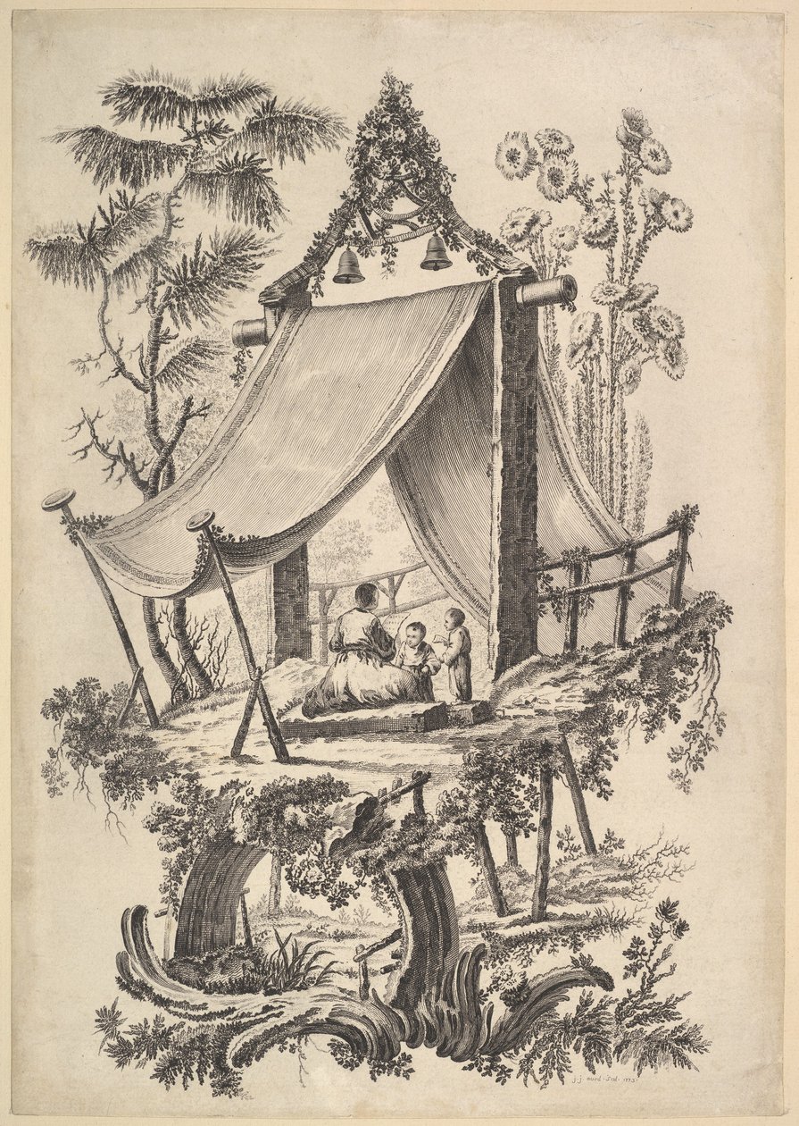 Puumaja, 1773. tekijältä Jean Jacques Avril
