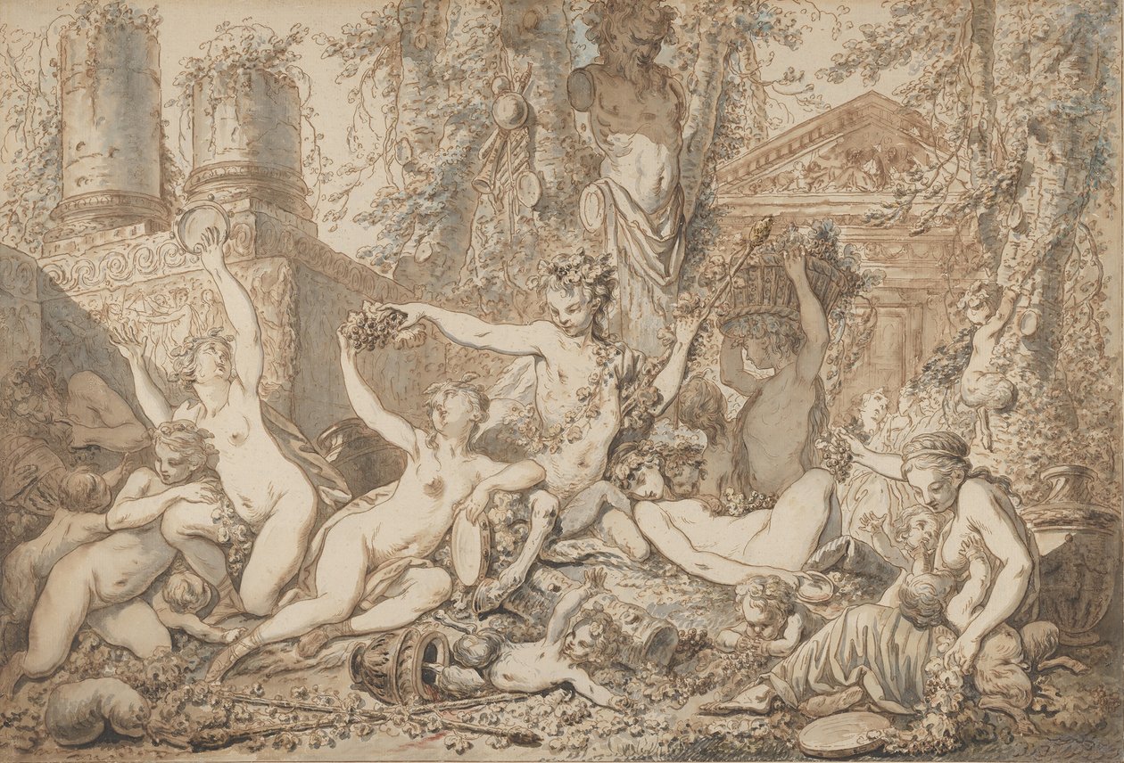 Bachnal, K. 1765-66. tekijältä Jean Jacques Francois Le Barbier