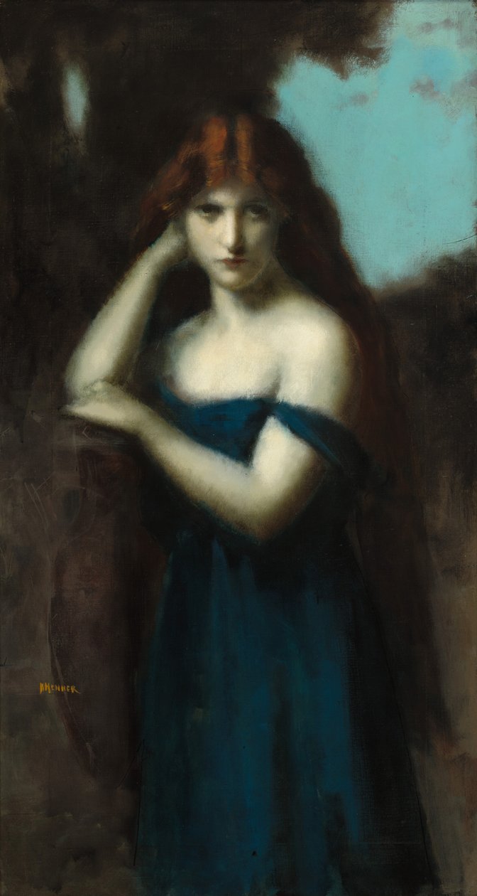 Pysyvä nainen, n. 1903. tekijältä Jean Jacques Henner