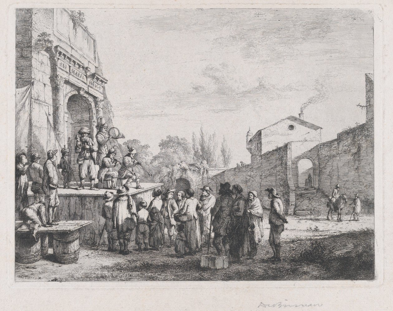 Pienet Charlataanit, 1773. tekijältä Jean Jacques de Boissieu