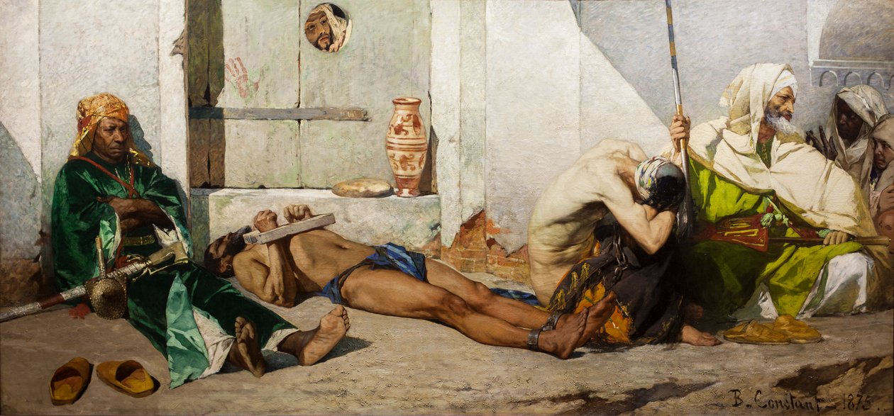 Marokkolaiset vangit tekijältä Jean Joseph Benjamin Constant