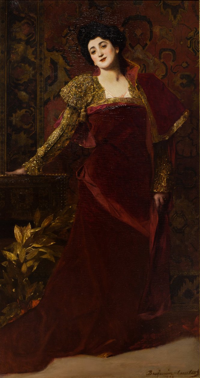 Emma Calven muotokuva tekijältä Jean Joseph Benjamin Constant