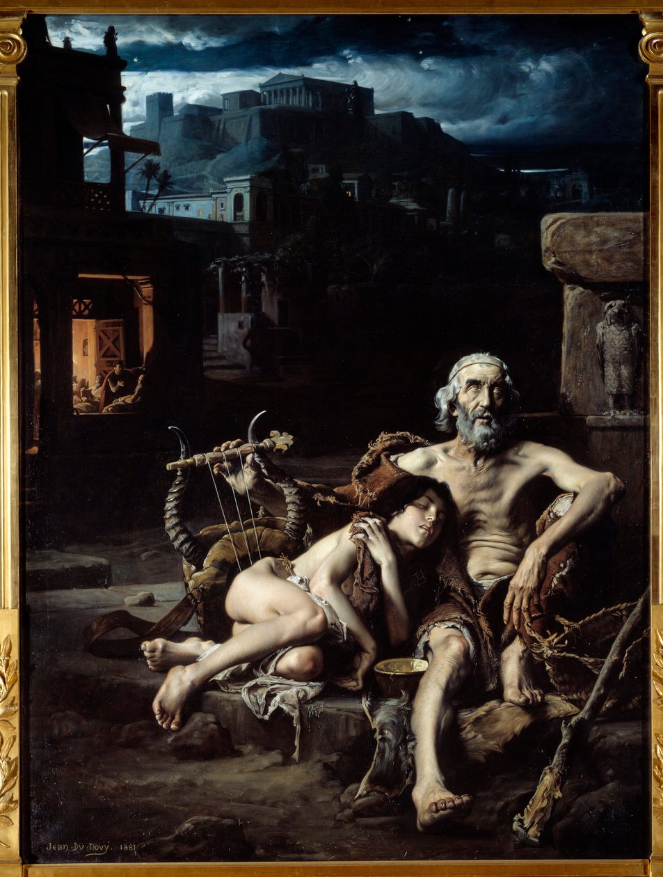 Homere. tekijältä Jean Jules Antoine Lecomte du Nouy