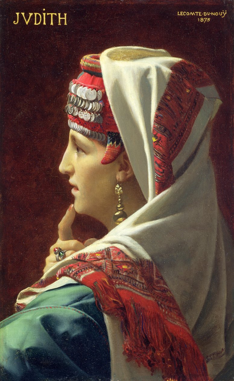 Judith, 1875 tekijältä Jean Jules Antoine Lecomte du Nouy