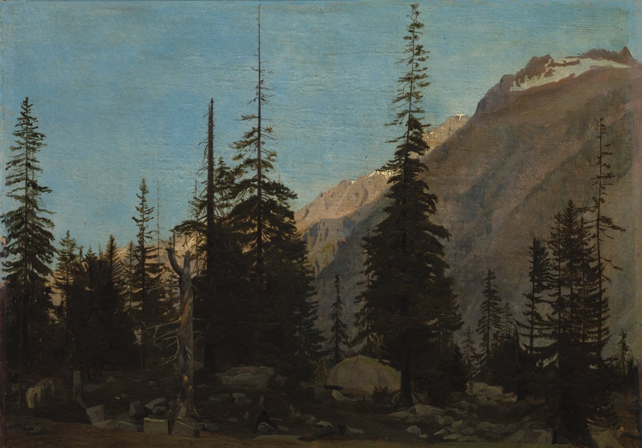 Alppimaisema: Handegg, Sveitsi tekijältä Jean Leon Gerome
