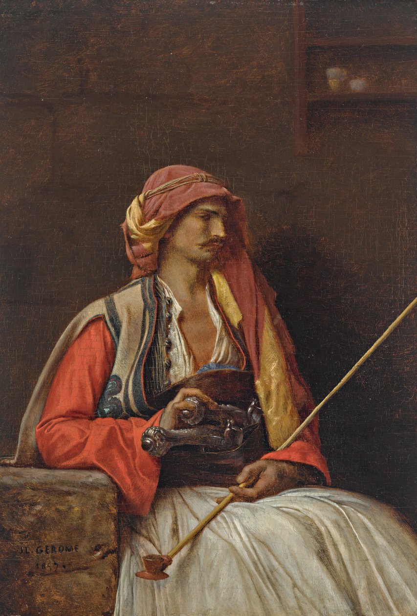 Istuva Arnaut tekijältä Jean Leon Gerome